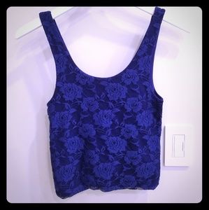 I love h81 💙 Blue cropped tank